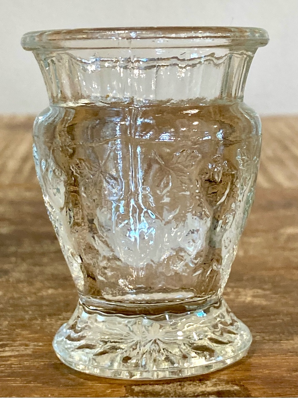 Kokomo Jenkins Clear Glass Falcon Strawberry Pattern Toothpick Holder EAPG - Picture 2 of 7